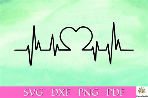 Heartbeat Svg Heart Beat Svg Ekg Svg Digital Download Svg Etsy Australia