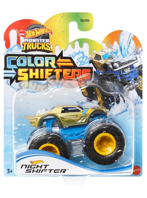 Hot Wheels Monster Trucks Color Shifters Night Shifter Vehicle Hnw06