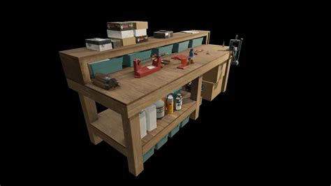 Ammo Reloading Workbench free VR / AR / low-poly 3D model rigged | CGTrader