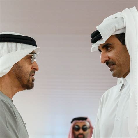 Uae President Sheikh Mohamed Visits Sheikh Tamim Emir Of Qatar In Doha