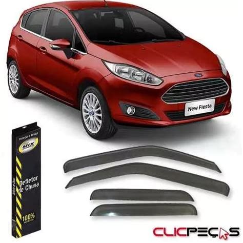 Jogo Calha De Chuva New Fiesta Hatch 2013 2014 2015 4 Portas