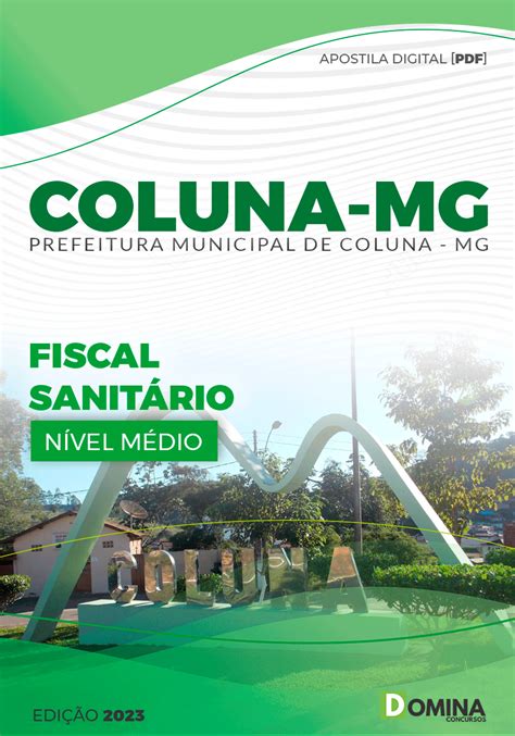 Apostila Concurso Pref Coluna Mg Fiscal Sanit Rio