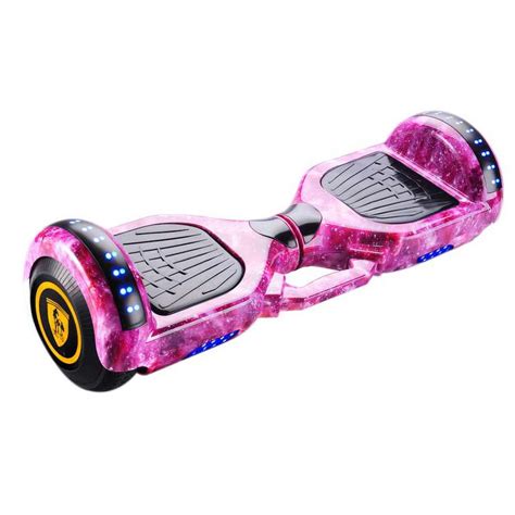 Elektra Hoverboard Patineta Electrica Morada Bluetooth Led