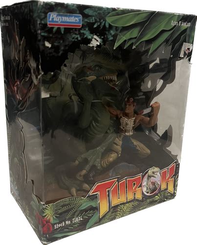 Turok Raptor Attack Diorama 1998 Playmates I Remember These