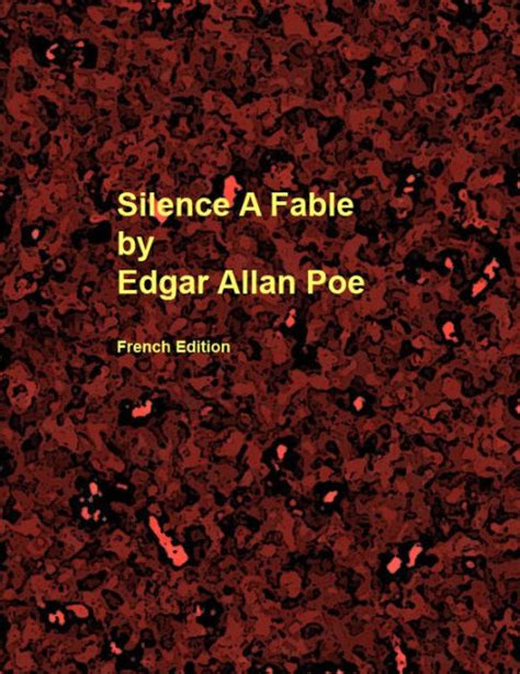 Silence A Fable By Edgar Allan Poe EBook Barnes Noble