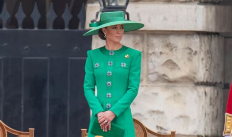 Kate Middletons Green Outfit At Trooping The Colour Has Two Hidden