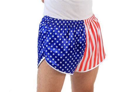 Usa American Flag Running Shorts