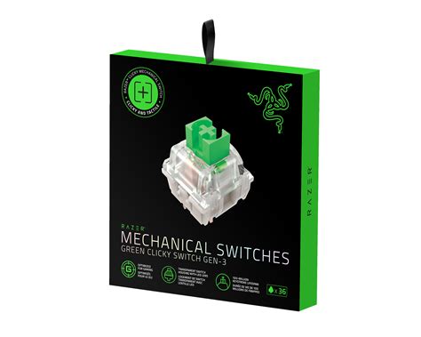 Razer Mechanical Switches Green Clicky Switch 36pcs