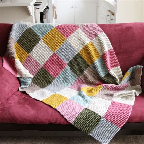 Color Block Blanket Decke Stricken H Keln Stricken Und H Keln