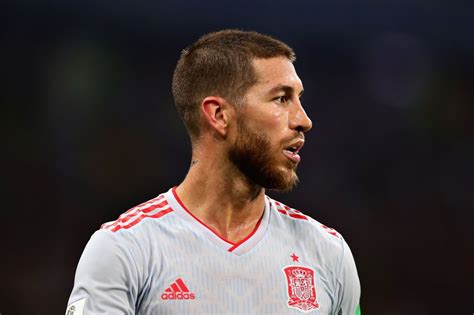 Sergio Ramos Of Spain In Action During The 2018 Fifa World Cup Russia