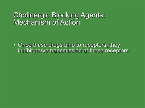 Cholinergic Blockers