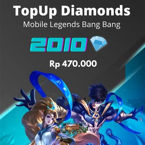 Jual Top Up 2010 Diamonds Mobile Legends Bang Bang Murah Di Lapak Devina Reload Bukalapak