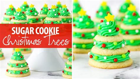 Stacked Sugar Cookie Christmas Trees YouTube