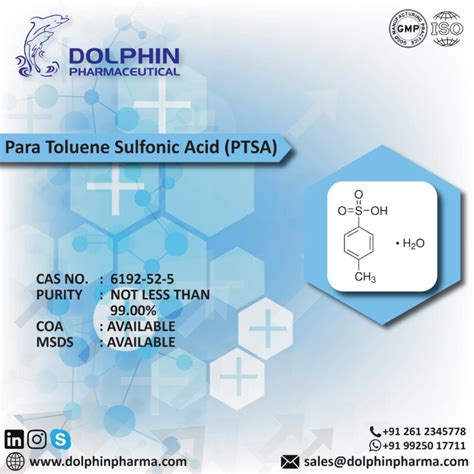 PARA TOLUENE SULFONIC ACID PTSA Dolphinpharma