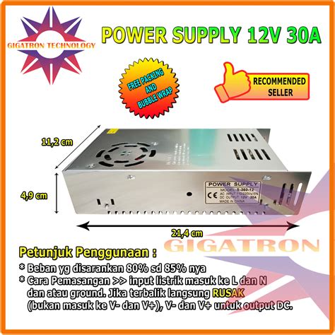 Jual Power Supply Adaptor Switching V A Body Jaring Trafo Power