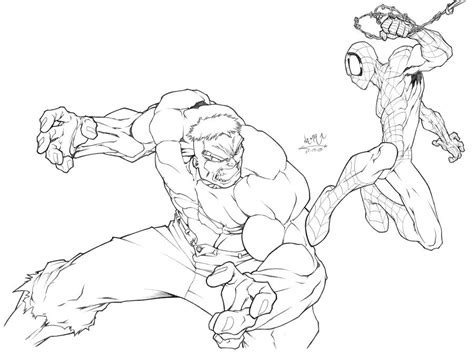 Hulk Vs Spidey By CarlosGomezArtist On DeviantArt