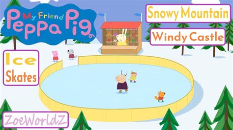 My Friend Peppa Pig Windy Castle Snowy Mountain 5 YouTube