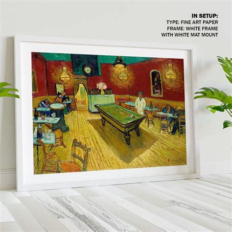 The Night Cafe Painting & Wall Art Print by Van Gogh - Dessine Art