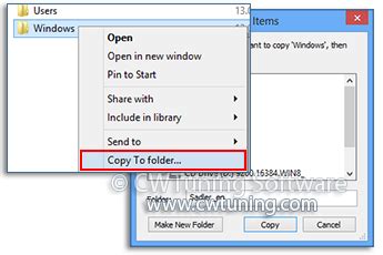 Wintuning Explorer Add Copy To Folder Item Tweak And Optimize