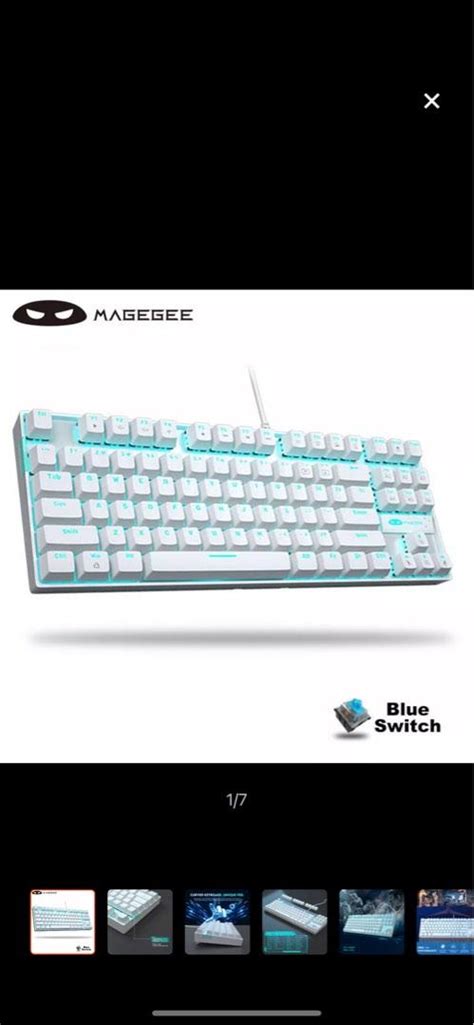 MageGee keyboard blue switch, Computers & Tech, Parts & Accessories, Computer Keyboard on Carousell