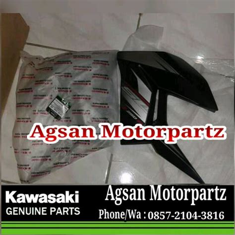 Jual Fairing Atas Ninja Z250 SL Dan Rivet 5 Biji Grey Original Kawasaki