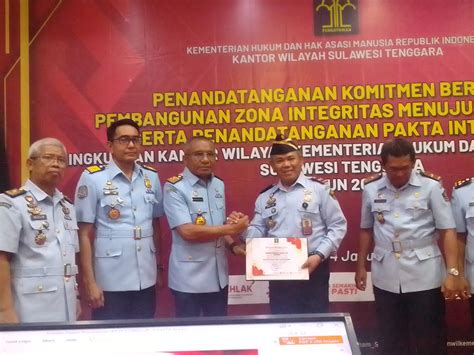 Kanwil Kemenkumham Sultra Gelar Kegiatan Penandatanganan Bersama Menuju