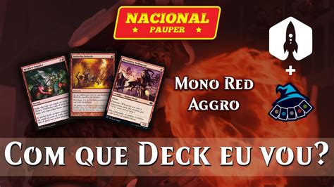 Deck Teck Pauper Mono Red Aggro Alexandre Weber E TiagoFuguete