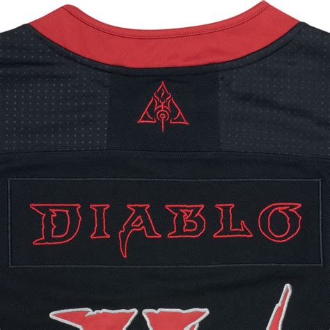 Diablo Iv Black Hockey Jersey Blizzard Gear Store