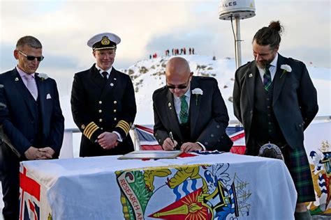 Antarctica Photos Of Historic Same Sex Wedding Aboard British Ship