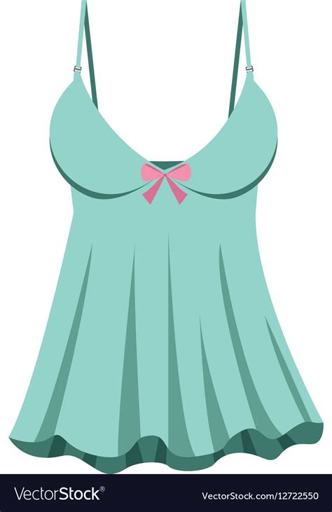 Blue Sexy Fashion Female Lingerie With Bow Vector Image