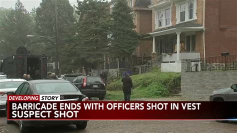 2 Officers Suspect Shot During Standoff On West Bringhurst Street In