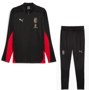 AC MILAN POLY BLACK TRACKSUIT 2024 25 CalcioItalia