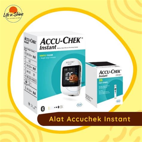 Jual Accu Chek Instant Paket Alat Cek Tes Gula Darah Alat Strip