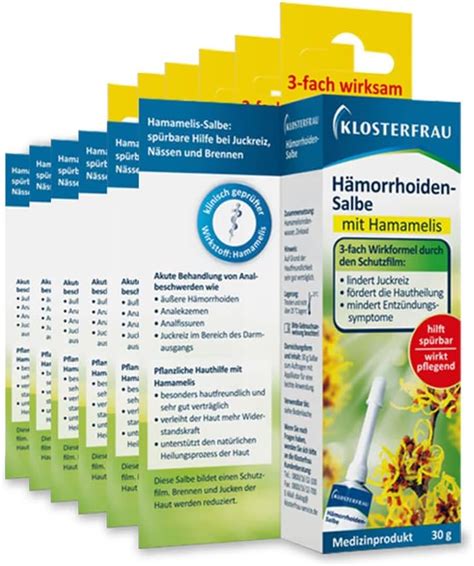 Klosterfrau H Morrhoiden Salbe G Amazon De Drogerie