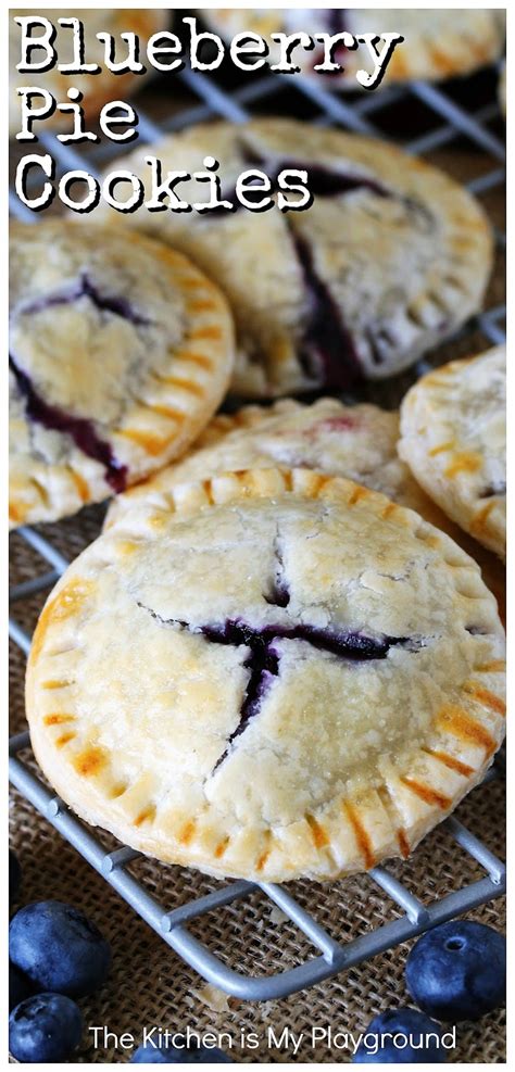 Blueberry Pie Cookies The Kitchen Is My Playground