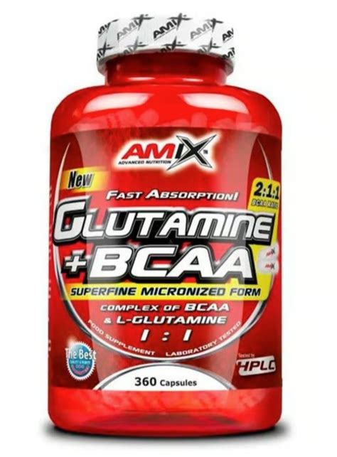 Jual AMIX GLUTAMINE BCAA RATIO 2 1 1 360 CAPSULES 360CAPSULES EAAS