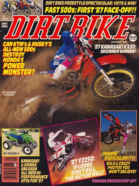 1 1987 January Dirt Bike Dirt Bike Magazine Tony Blazier Flickr