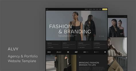 Alvy Agency Portfolio Website Template