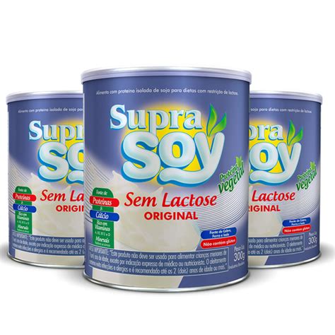 Supra Soy Alimento Prote Na Isolada De Soja G Sabor Original