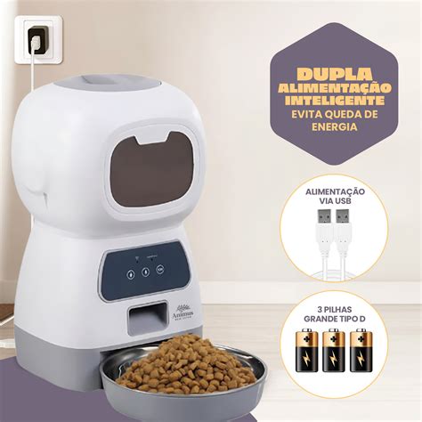 Alimentador Autom Tico Smart C Es E Gatos Pets Program Vel Animus