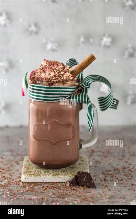 Christmas Hot Chocolate Stock Photo Alamy