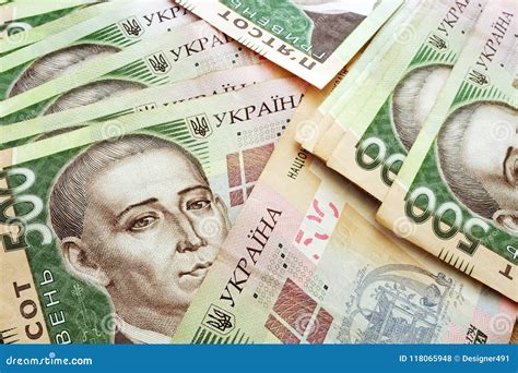 Hryvnia Ucraniano UAH De Los Billetes De Banco Financies Del Nacional