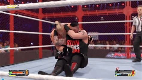 Wwe K Brock Lesnar Vs Kevin Owens Hell In A Cell Legend Difficulty