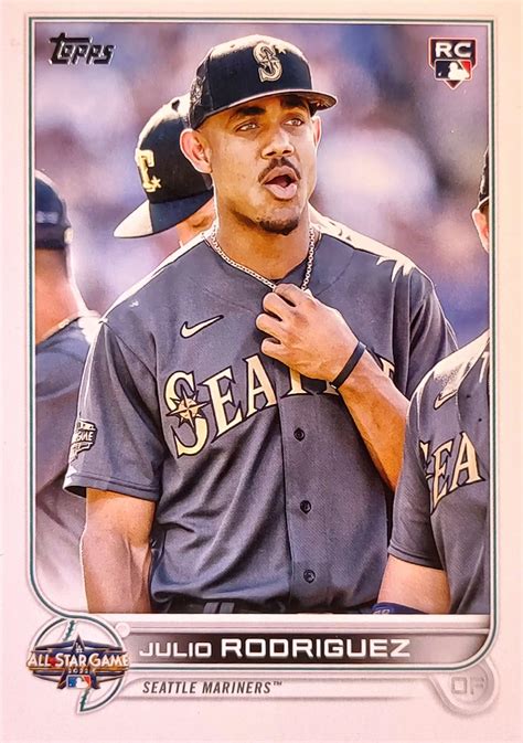 Mlb 2022 Topps Update Single Card Julio Rodriguez Asg 26 Rookie Toywiz