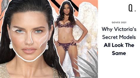 Why Victorias Secret Models All Have The Same Look Analysing Celebrity Faces Youtube