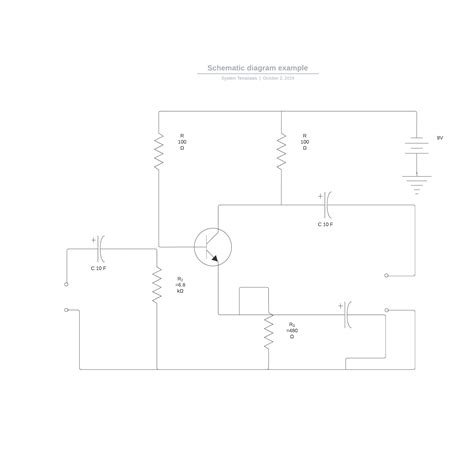 Schematic diagram example | Lucidchart