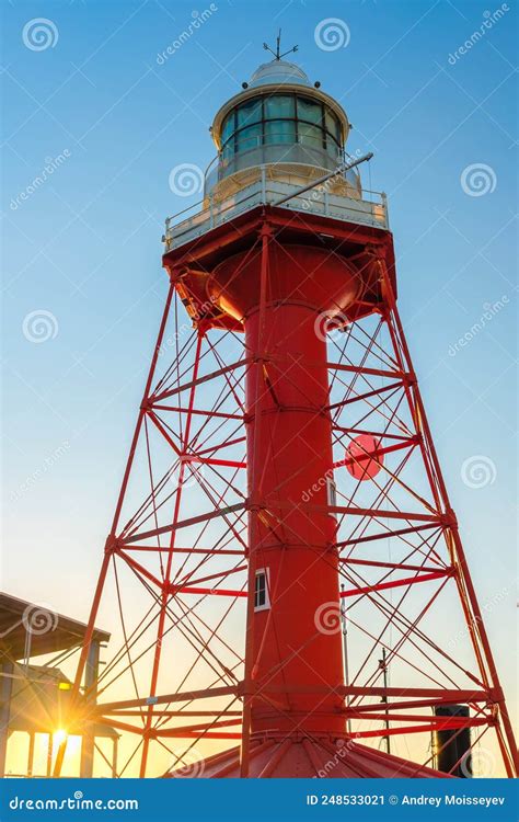 Iconic Old Port Adelaide Lighthouse Stock Image - Image of dock, museum ...