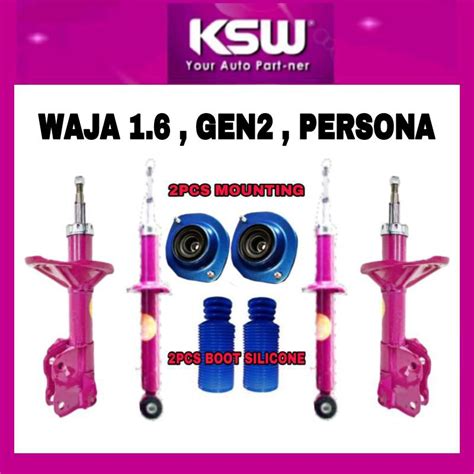 Ksw Proton Waja Gen Persona Absorber Front Rear Heavy Duty With