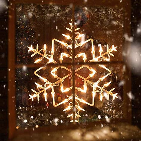 Inch Christmas Window Silhouette Lights Decorations Pack Of