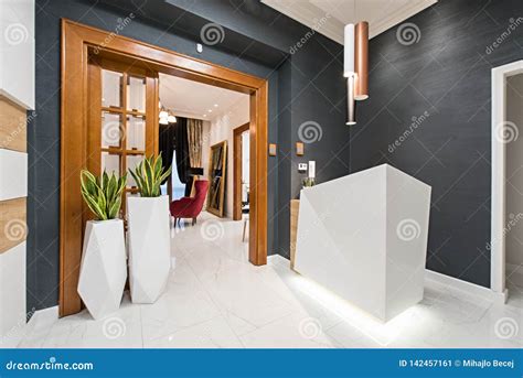 Reception Area in Luxury Dental Clinic Stock Image - Image of indoor, health: 142457161